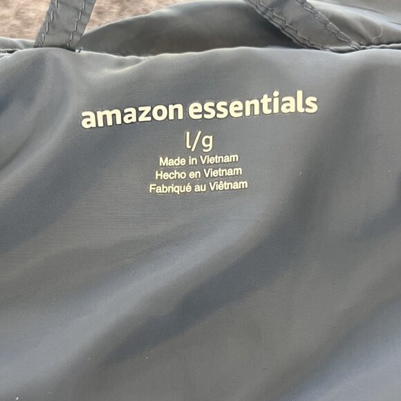 Essentials Mens LRG Jacket Blue Quilted Puffer Full Zip Lightweight Coat - Picture 3 of 11